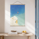 Textielposter Duik in de zee - Rivers