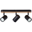 Spotbalken Luca, braun, 14,5 x 40,5 cm, Bambus Lampe