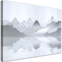 Tableau sur toile, Montagnes en mer abstraction