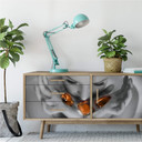 Poster autocollant - W - Feu & Glace