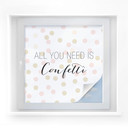 Folia do ochrony prywatności Confetti & Cream - Wszystko czego potrzebujesz to konfetti
