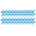 Sticker mural - Bordure Rétro  bleu