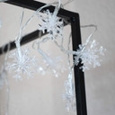 LED Lichterkette Schneeflocke mehrfarbig