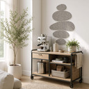 Decori in feltro - Sassi impilati con funzione acustica