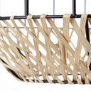 Pendelleuchte Pauline, braun, 155 x 37 cm, Bambus Pendelleuchte