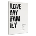 Personligt Canvasbillede Love my Family