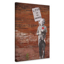 Obraz na płótnie Banksy'ego - Miłość jest odpowiedzią