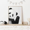 Plakat Machająca Panda - Korenkova