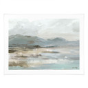 Poster Zacht Kustlandschap Grijs - Cheney