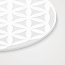 Akrylglasbillede, vinduesbillede til at hænge op Flower of life - rund