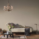 Livingwalls Vliestapete Diamonds Tapete Uni beige,