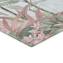 Dækketallerken til komfur Tropisk idyl med kolibri blå - Bloomery Decor