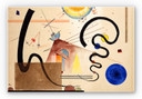 Wanddecoratie Kandinsky - Twee Bewegingen
