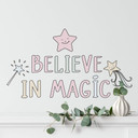 Sticker mural Kvilis - Believe in Magic