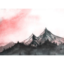 non-woven tapet Designwalls grå og hvid non-woven tapet Mountain Paint natur 