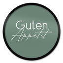Poster Guten Appetit - Rund