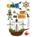 Wallsticker Pirat Verden 1