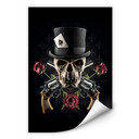 Zelfklevende Poster Damstén - Guns and Roses