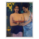 Plakat Gauguin - Dwie kobiety z Tahiti