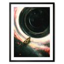 Plakat Space: Astronauta w łodzi - Nicebleed