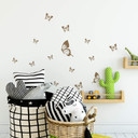 Muursticker set Pretty Butterflies