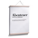 Poster Grammatik - Abenteuer
