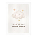 Kinder-Poster 'Ich fühle mich wohl in meinem Körper' mit Wolke