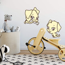 Muursticker Cute Puppy