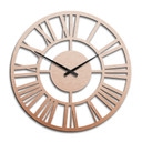 Horloge murale XXL en Alu-Dibond - Cuivrée - Classique Ø 70 cm
