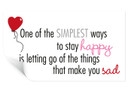 Zelfklevende Poster - One of the simplest ways…