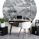 Fujiyama digital tapet i 1,4 m x 1,4 m Fashion for Walls 4 av Guido Maria Kretschmer