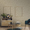 Elle Decoration Fleecetapet Guld