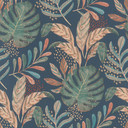 Rasch papier peint intissé, papier peint à motifs Salsa bleu nuit