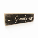 Houten Bordje - Family