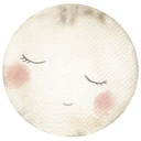 Sovende måne Wallsticker