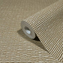 Non-woven tapet med vævet træ-look beige tekstil-look