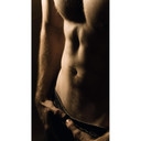 Papier peint photo Séduction masculine - 144x260 cm