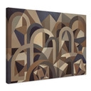 Stampa su Tela Silent Axis - Architettura Geometrica - Sir Edward x Grigory Gladarev
