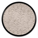Plakat Plant Delicate Watercolour Leaves - Soft Grey - Bloomery Decor - okrągły