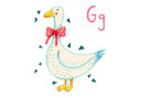 Muursticker Loske G is van Gans