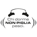 Sticker mural - Chi dorme non piglia pesci