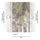 Szaro-żółta fototapeta - włókninowa tapeta botaniczna Livingwalls - matowa i gładka