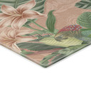 Glasbillede - Jungle med papegøjer Pink - Bloomery Decor - Square