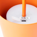 Tischleuchte Cosy, orange, 10 x 37 cm, Metall Tischlampe