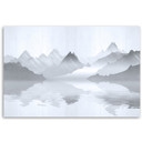 Tableau sur toile, Montagnes en mer abstraction