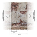 Fototapeta z efektem kamienia beżowo-brązowa - włóknina Industrial Livingwalls - matowa i gładka