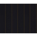 Versace Tapetbanner Græsk, metallisk, sort