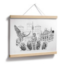 Plakat Monachium - Czarno-biały - Pokochaj swoje miasto