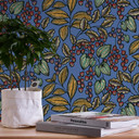 Architects Paper Floral Impression - Papier peint intissé fleuris, bleu