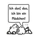 Wandtattoo sheepworld Worthelden Mädchen